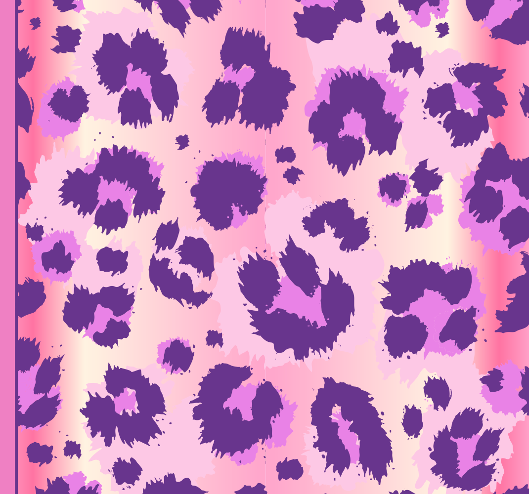 Vinylový koberec do ložnice s růžovým leopardem - TenStickers