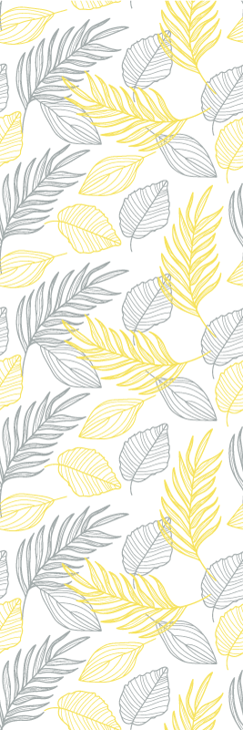 Vinylový koberec do ložnice listy pantone - TenStickers