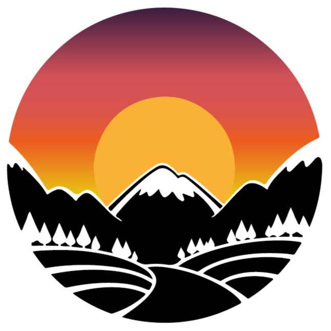 Přírodní vinylový koberec hory a lesy - TenStickers