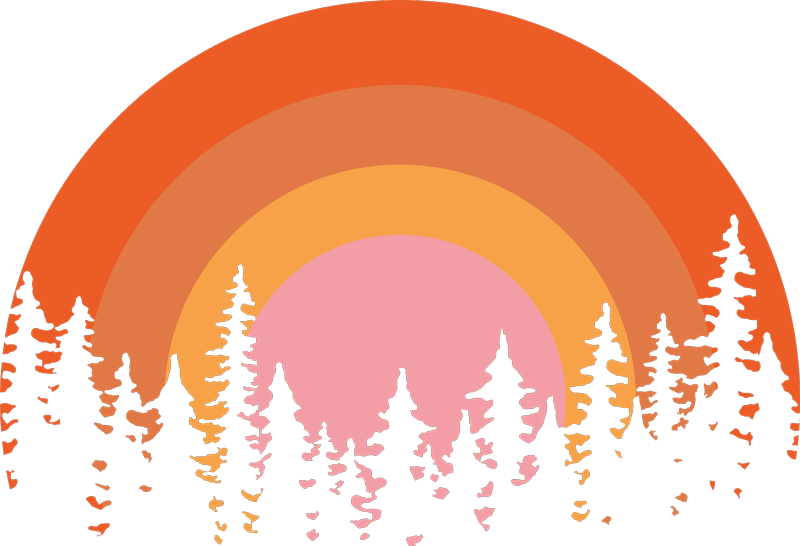 Přírodní vinylový koberec vintage slunce - TenStickers