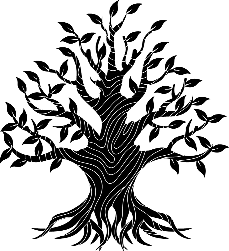 Přírodní vinylový koberec linije stromu života - TenStickers