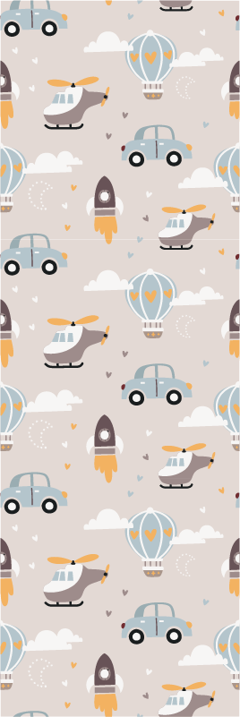 Vinylový koberec do ložnice s roztomilým designem pro děti - TenStickers