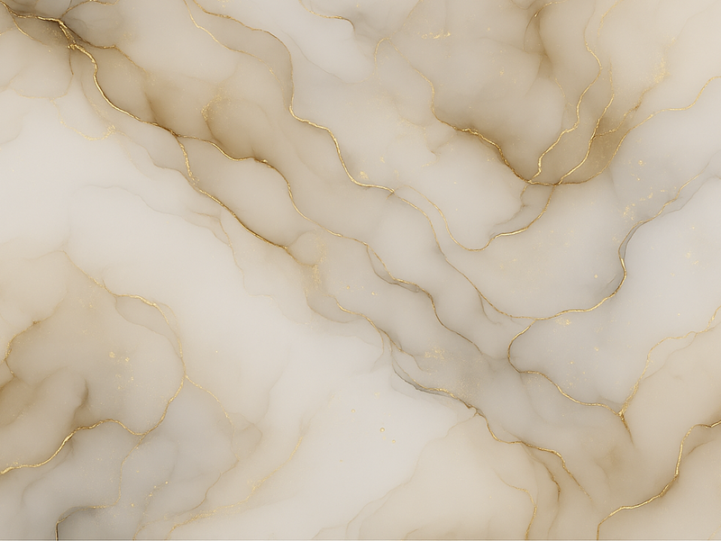 Vinylový koberec do ložnice mramor se zlatem - TenStickers