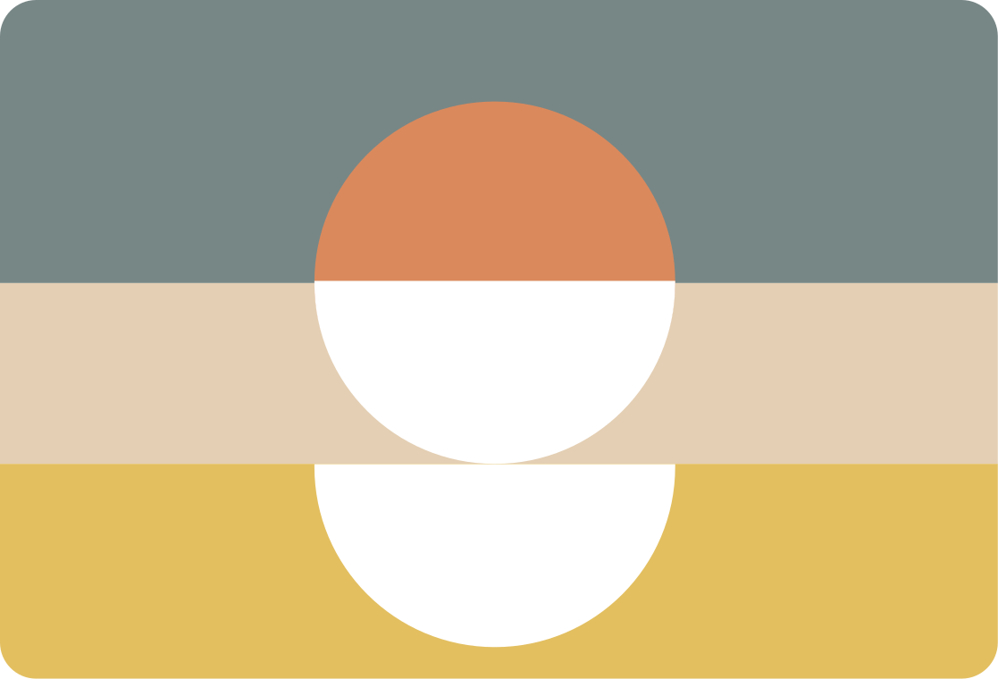 Geometrický vinylový koberec s abstraktními pruhy a kruhy - TenStickers