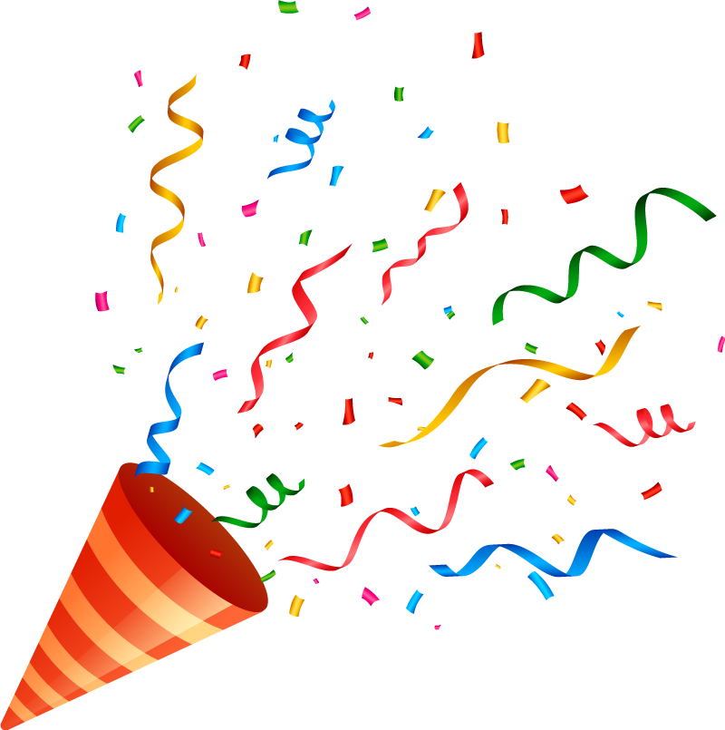 Geometrický vinylový koberec oslavné konfety - TenStickers