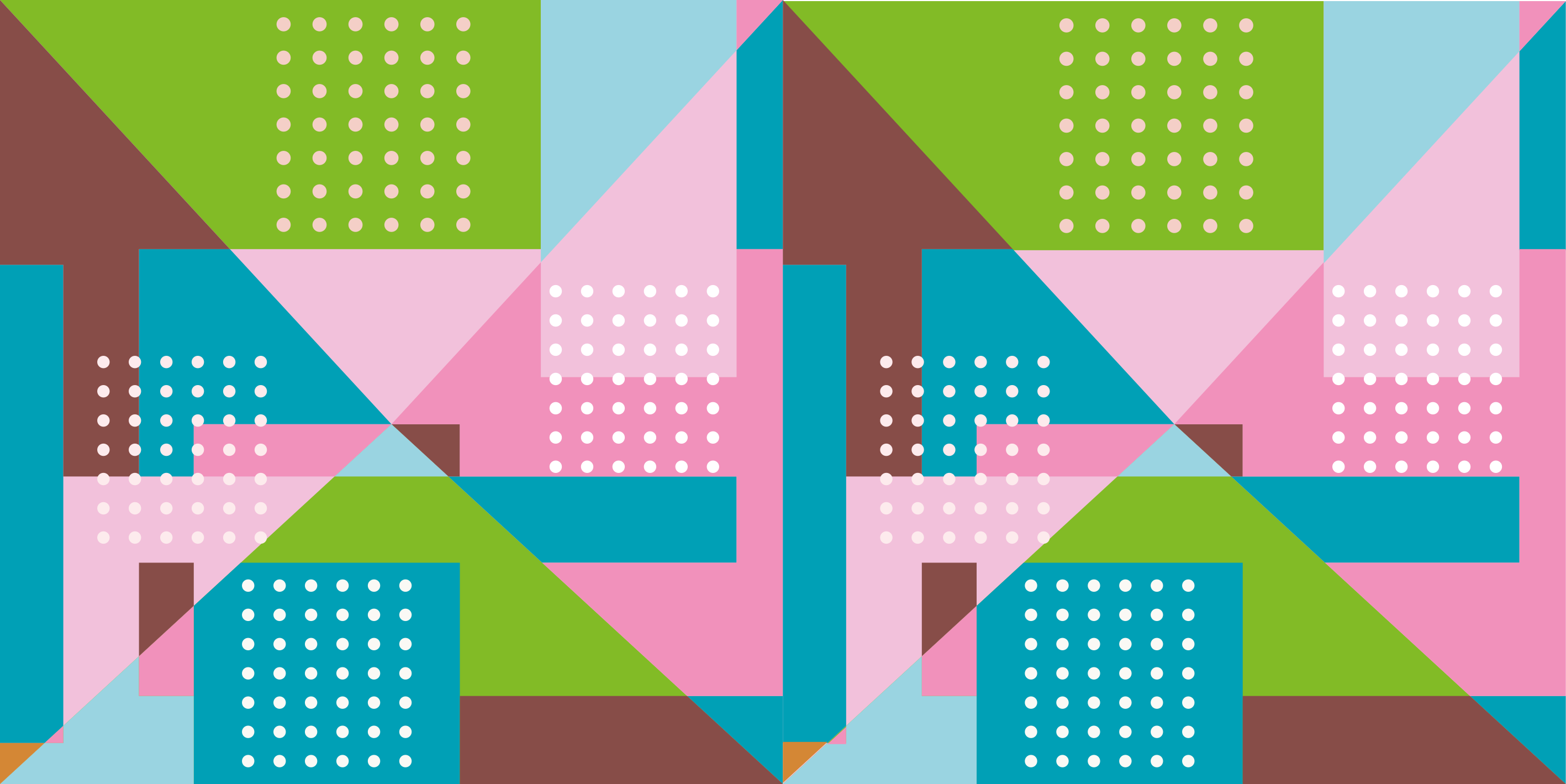 Geometrický vinylový koberec s pastelovým vzorem - TenStickers