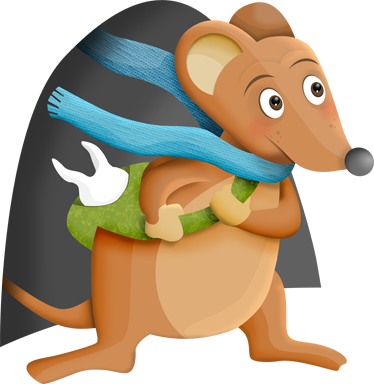 Vinylový koberec pro děti myšák pérez - TenStickers