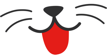 Vinylový koberec pro děti s kočičími rty a nosem - TenStickers