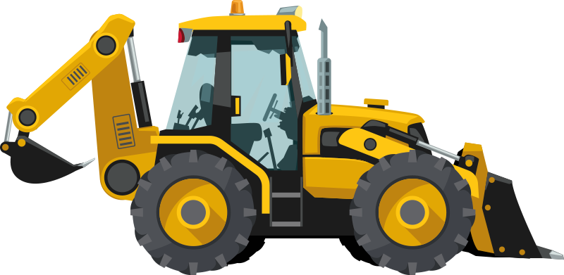 Vinylový koberec pro děti traktor v realistickém designu - TenStickers