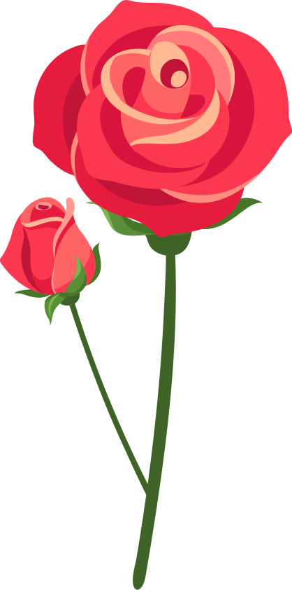 Vinylový koberec do ložnice s 3d růžemi - TenStickers