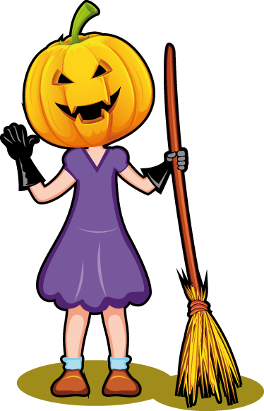 Vinylový koberec pro děti s halloweenskou ilustrací - TenStickers
