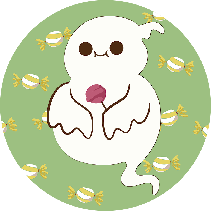 Vinylový koberec pro děti veselý duch - TenStickers