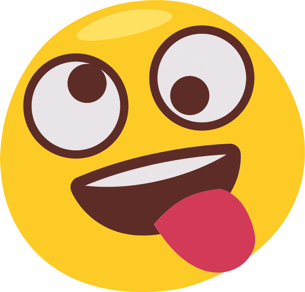 Vinylový koberec pro děti hravá emoji tvář - TenStickers