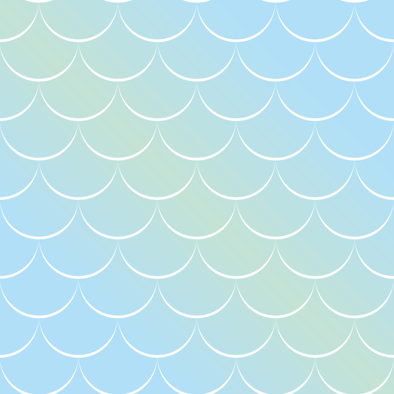 Koupelnový vinylový koberec s pastelkami v šupinách - TenStickers