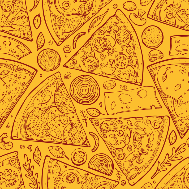 Kuchyňský vinylový koberec italské gastronomické ikony - TenStickers
