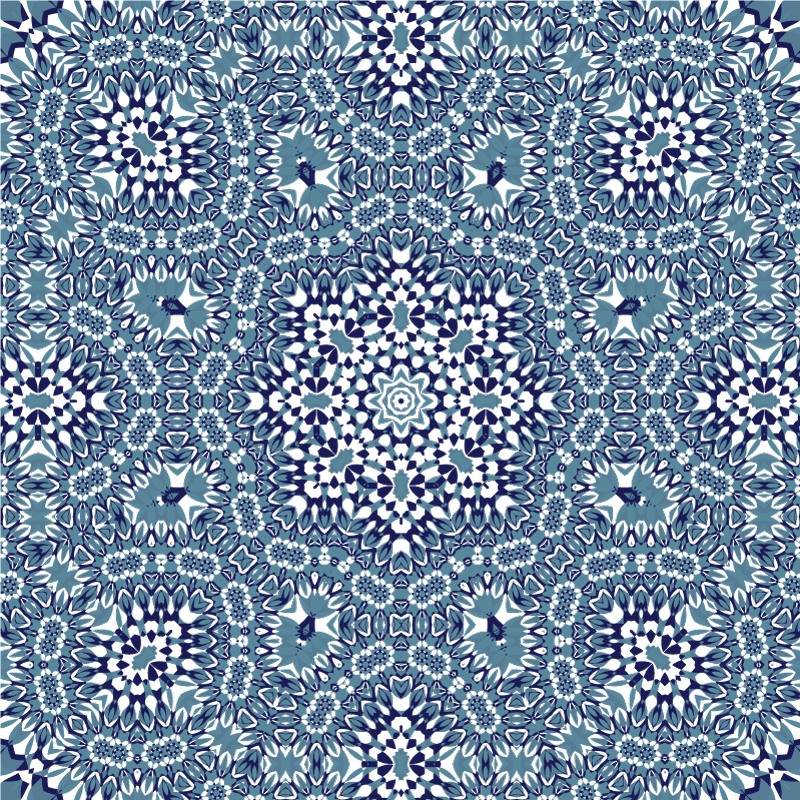 Kuchyňský vinylový koberec mozaiková mandala - TenStickers