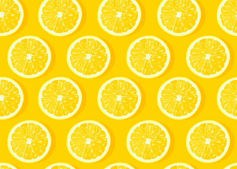 Kuchyňský vinylový koberec sliced lemons - TenStickers