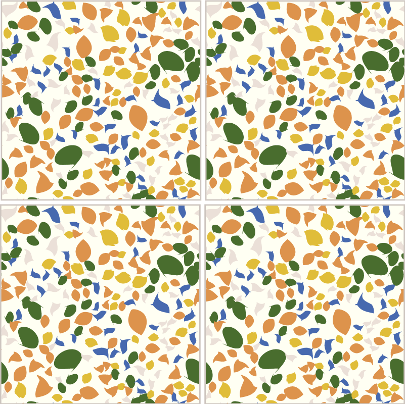 Kuchyňský vinylový koberec terrazzo dlažba - TenStickers