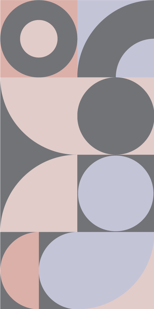 Kuchyňský vinylový koberec s geometrickým vzorem kruhů - TenStickers