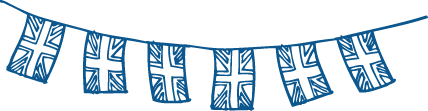 Vinylový koberec do ložnice s britským vzorem - TenStickers