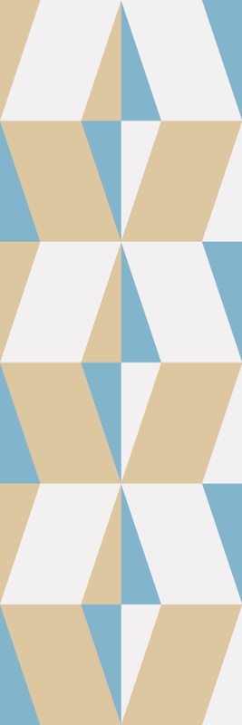 Vinylový studijní koberec s geometrickými tvary - TenStickers