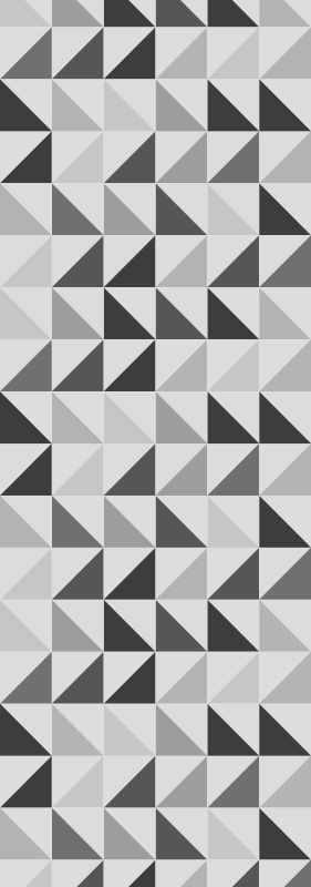 Vinylový studijní koberec geometrické trojúhelníky - TenStickers