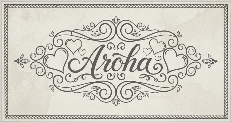 Vinylový koberec do ložnice aroha - TenStickers