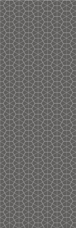 Skandinávský vinylový koberec minimalistický hexagon - TenStickers