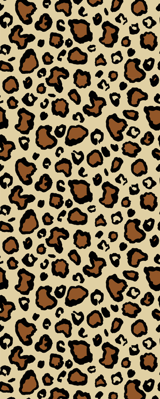 Zvířecí vinylový koberec klasický leopardí potisk - TenStickers