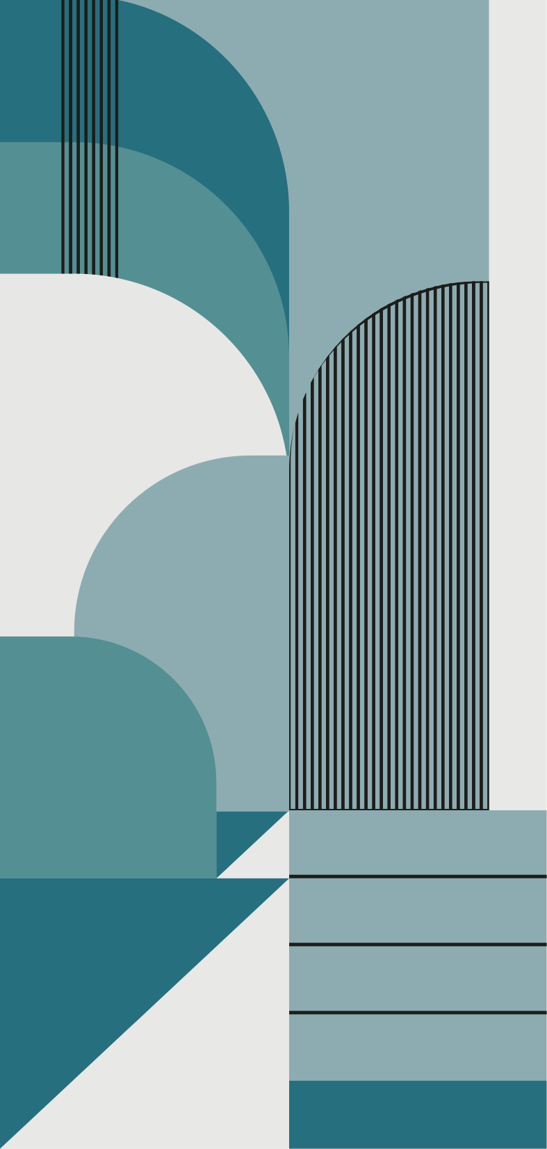 Moderní vinylový koberec modrý geometrický design - TenStickers