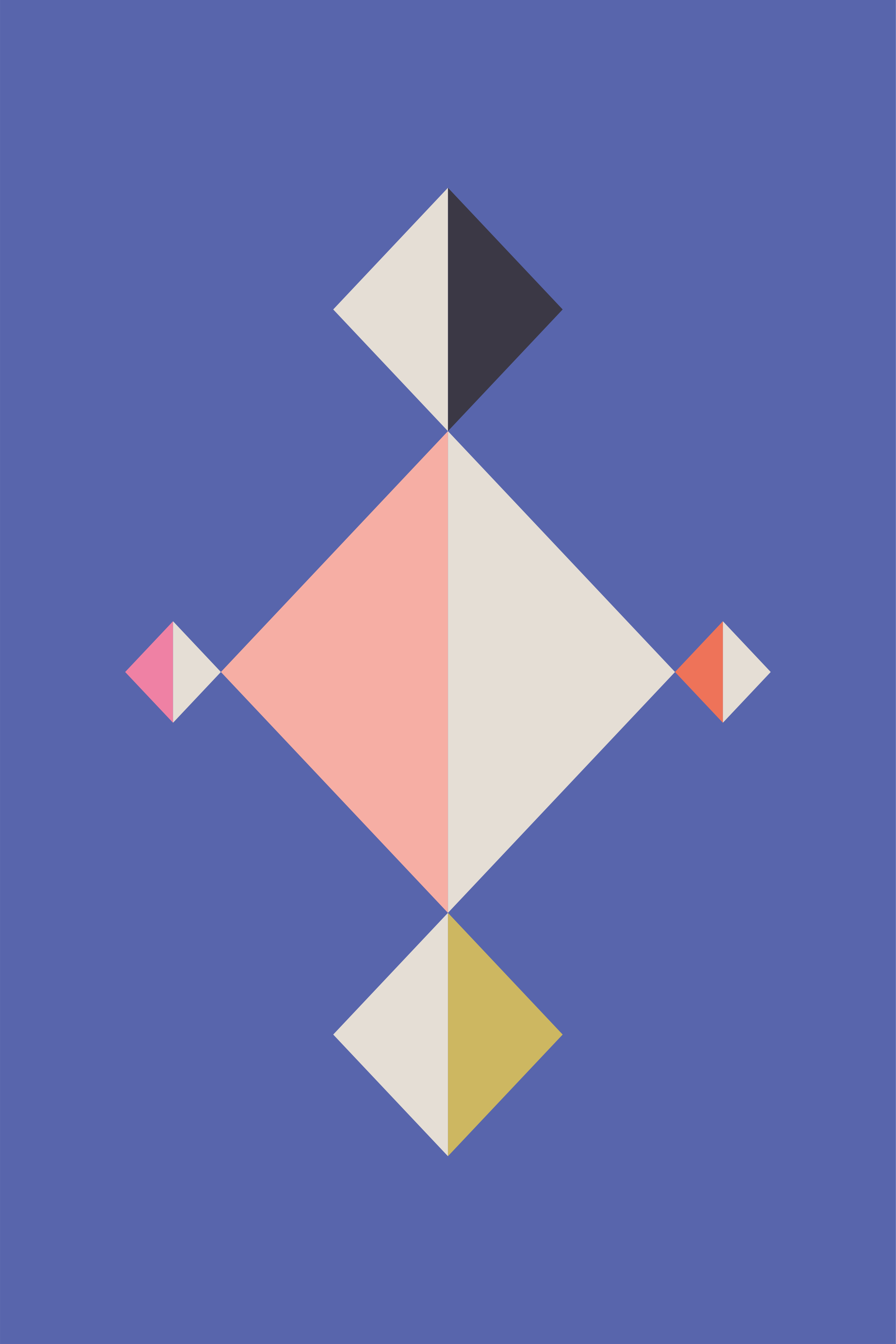 Moderní vinylový koberec s geometrickým vzorem - TenStickers