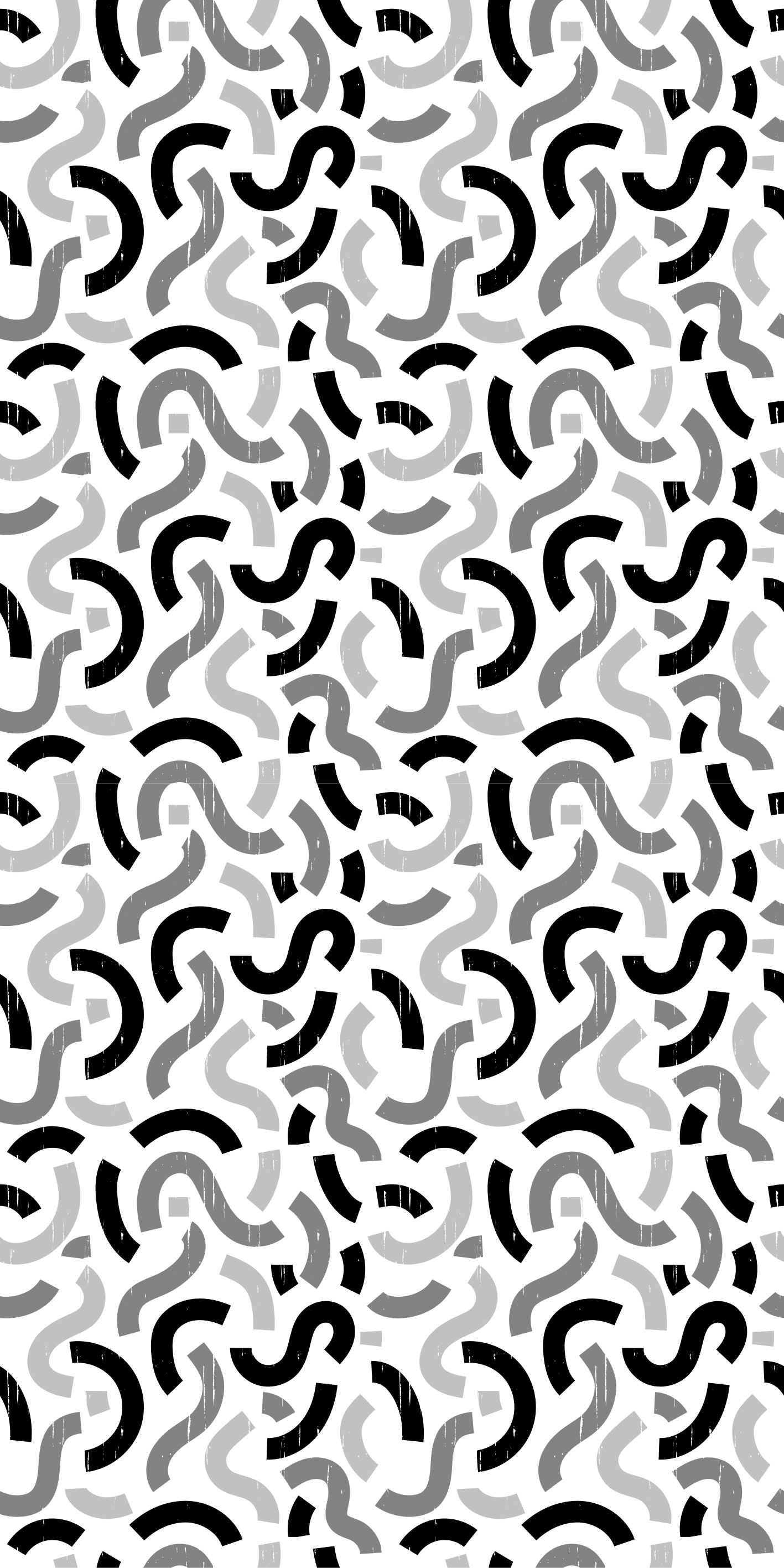 Vinylový koberec s texturou černobílé tvary - TenStickers
