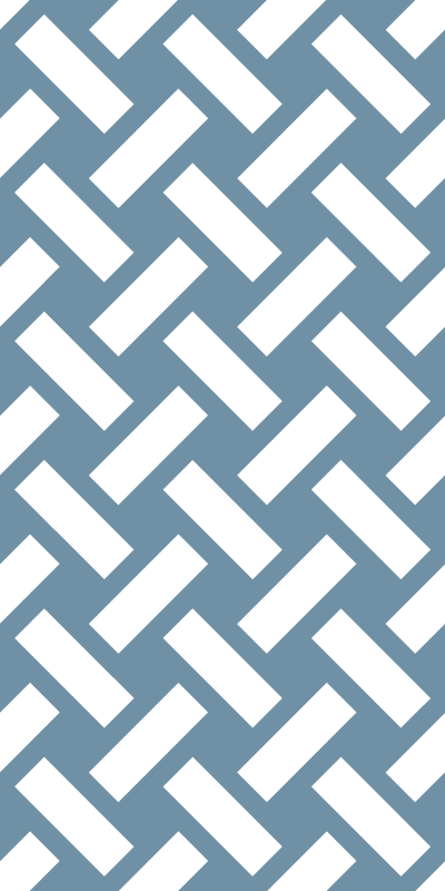 Vinylový koberec s texturou geometrický modrý čtverec - TenStickers