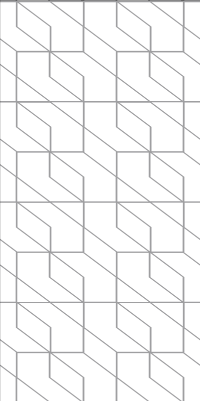 Vinylový koberec s texturou v geometrickém bílém vzoru - TenStickers