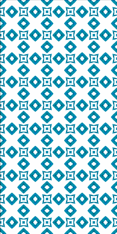 Vinylový koberec s texturou geometrický modrý diamant - TenStickers