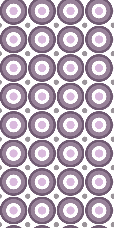 Vinylový koberec s texturou fialový styl 70. let - TenStickers