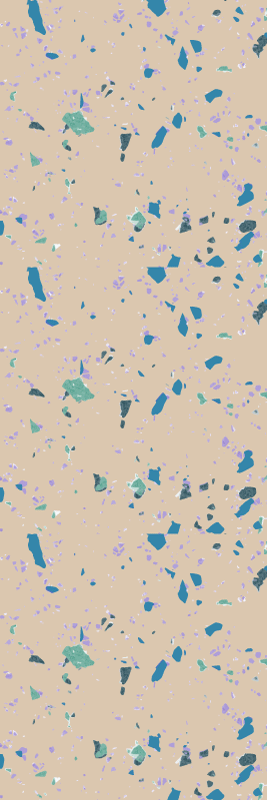 Vinylový koberec s texturou barevný terrazzo - TenStickers