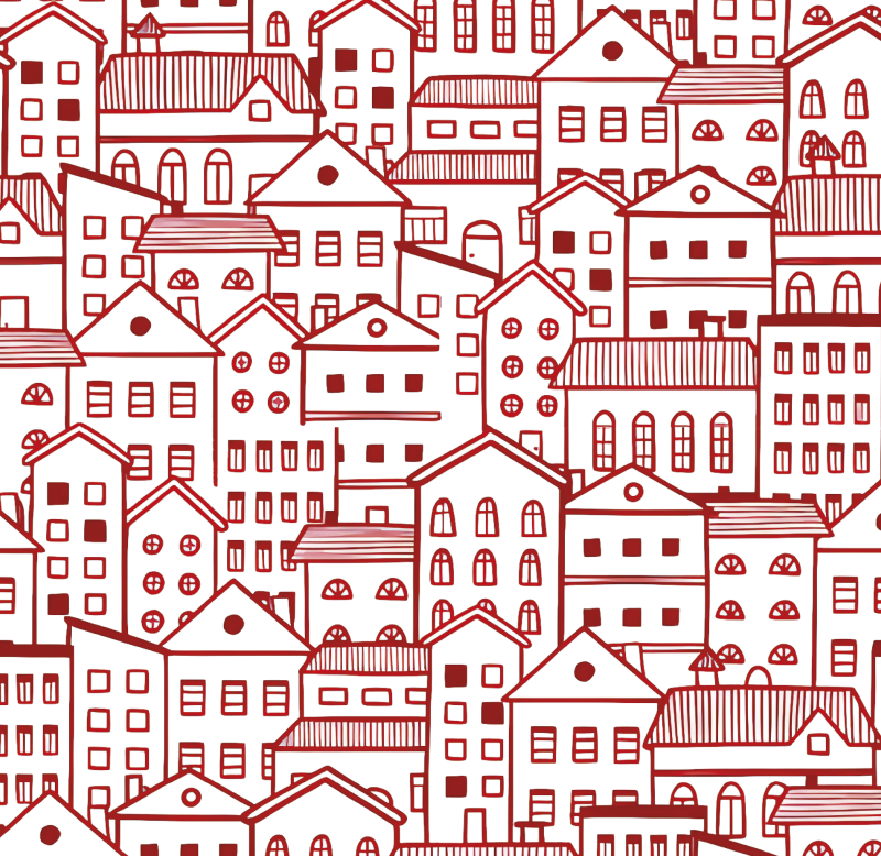 Vinylový koberec s texturou moderní městský komiksový efekt - TenStickers