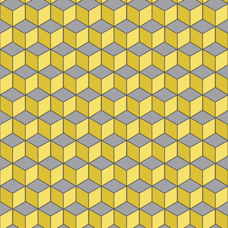 Geometrický vinylový koberec pantone čtverce - TenStickers