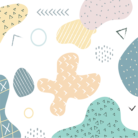 Geometrický vinylový koberec s grunge vzorem - TenStickers
