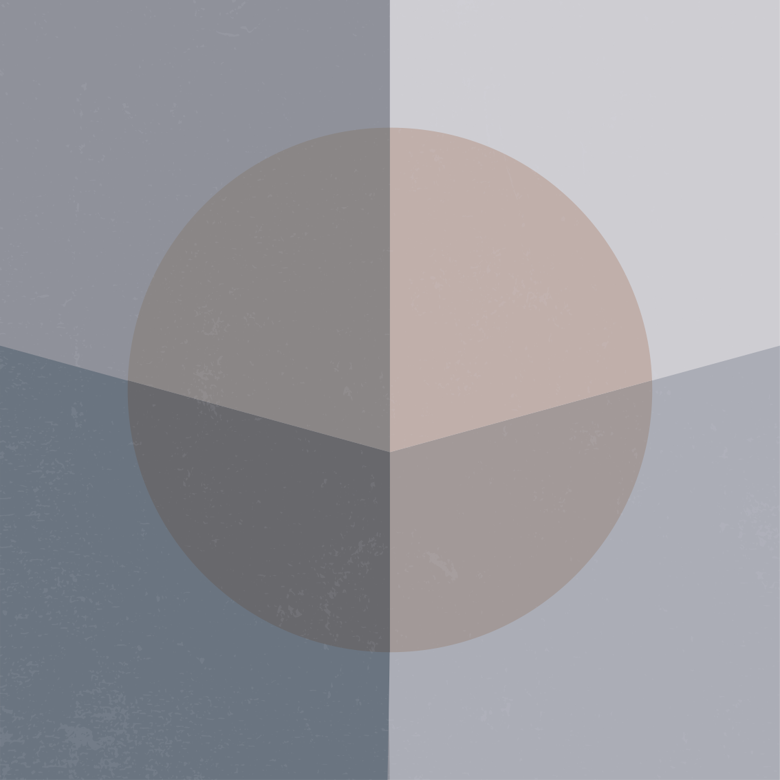 Geometrický vinylový koberec růžová a šedá geometrie - TenStickers