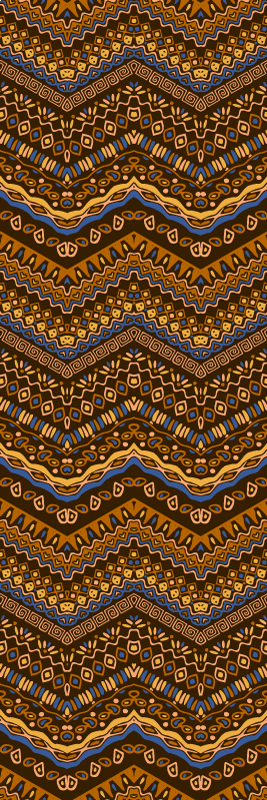 Místnost s vinylovým kobercem v africkém stylu - TenStickers
