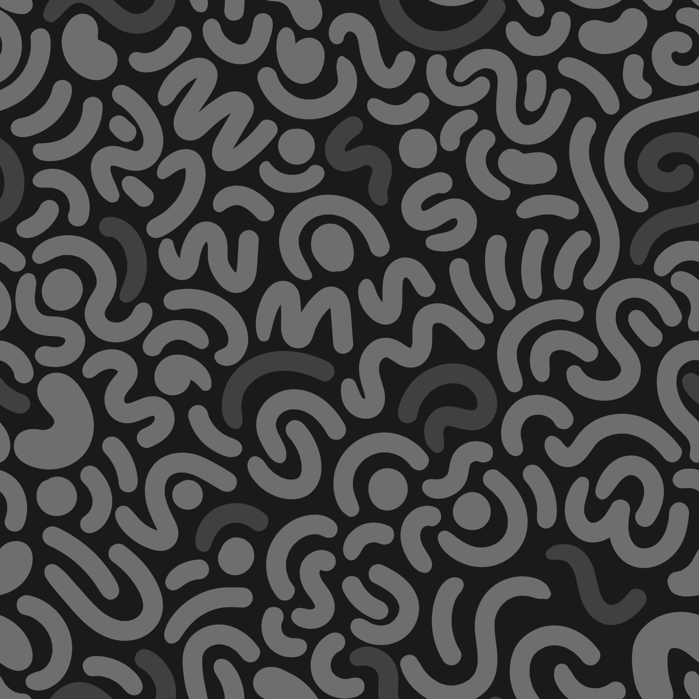 Černý vinylový koberec s abstraktními černými liniemi - TenStickers