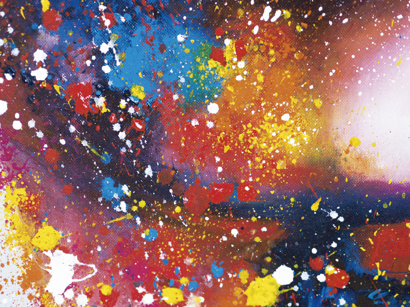 Vinyl koberec moderní abstraktní malba - TenStickers