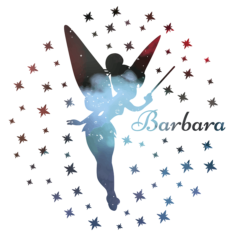 Vinyl koberec víla se jménem - TenStickers