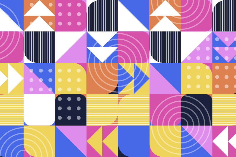 Vinyl koberec ve stylu mozaiky - TenStickers