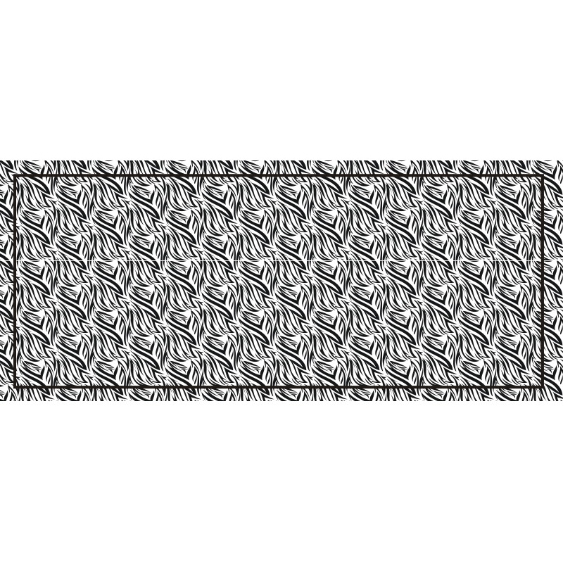 Vinylový koberec zebra s potiskem - TenStickers