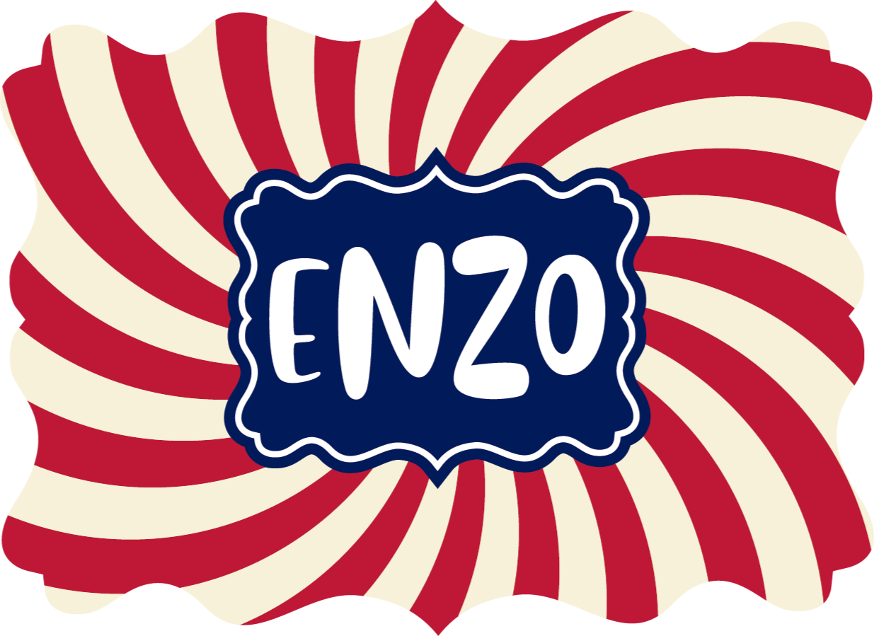 Personalizované pruhy Vinylový koberec se jmény - TenStickers