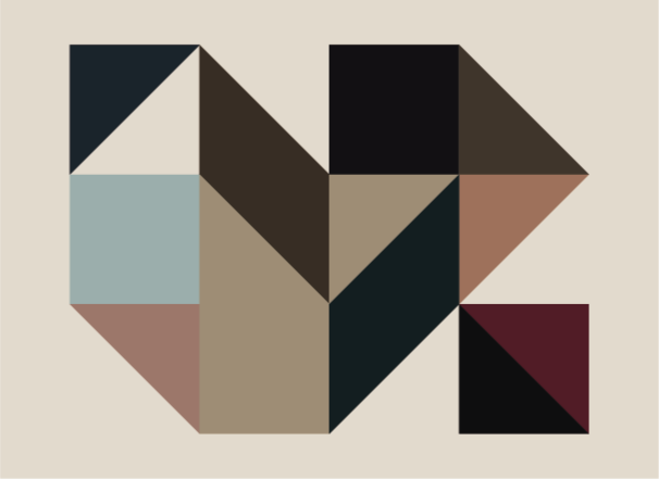 Vinylový koberec geometrické tvary geometrické koberce - TenStickers