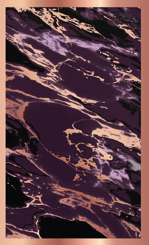 Mramorovaný vzor Mramorový vinylový koberec - TenStickers